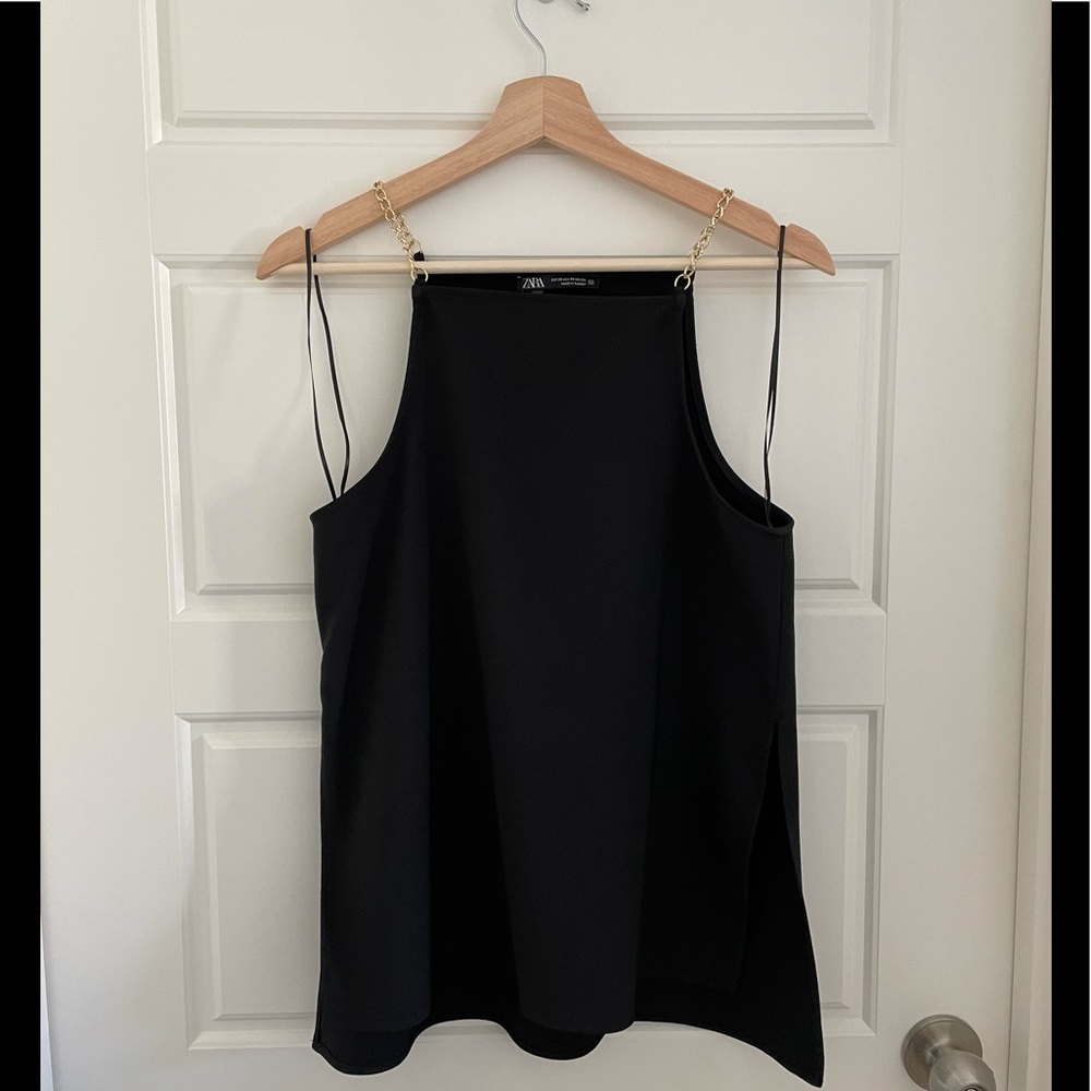 ZARA GOLD CHAIN STRAP CAMISOLE - Picture 11 of 11